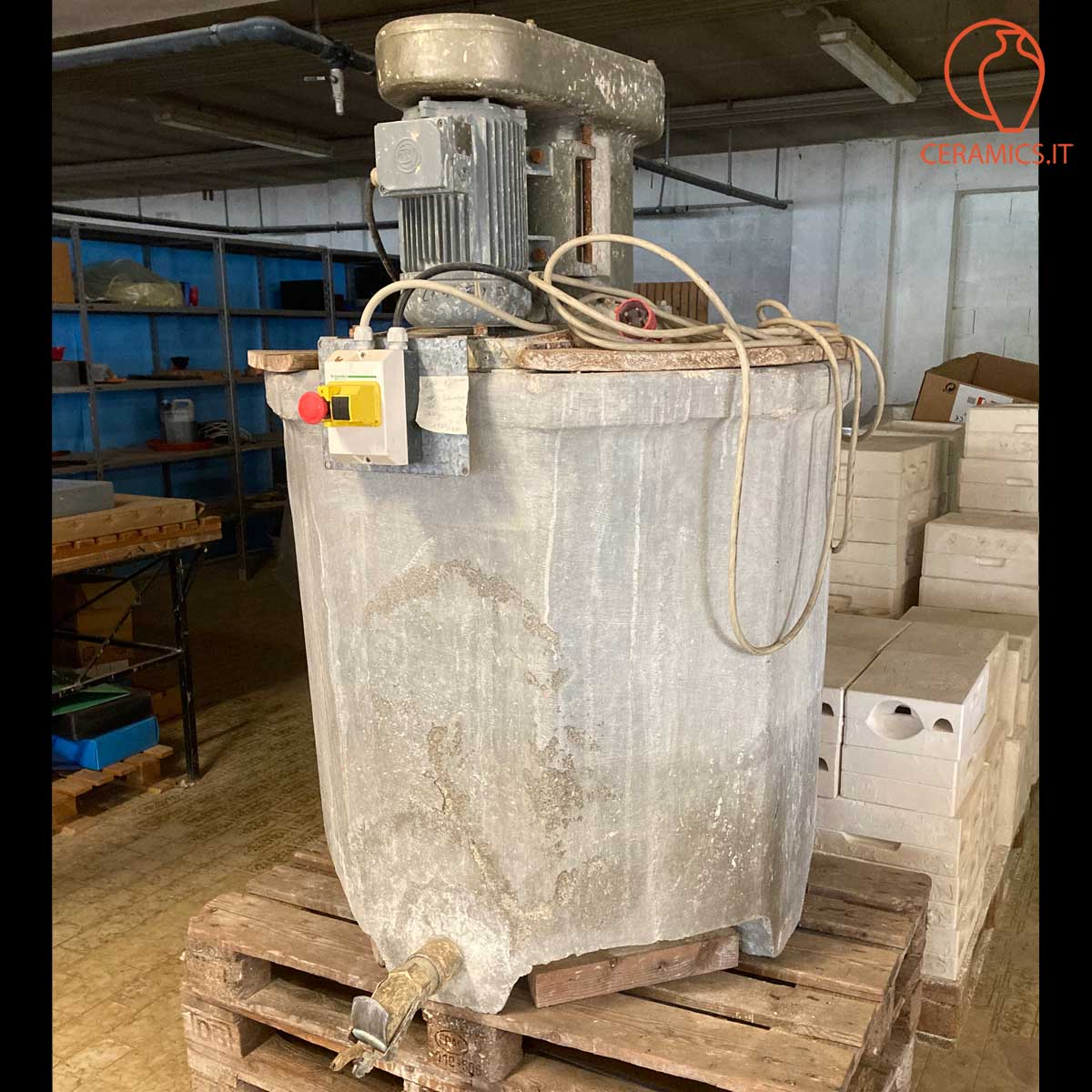 Agitatore usato veloce per barbottina