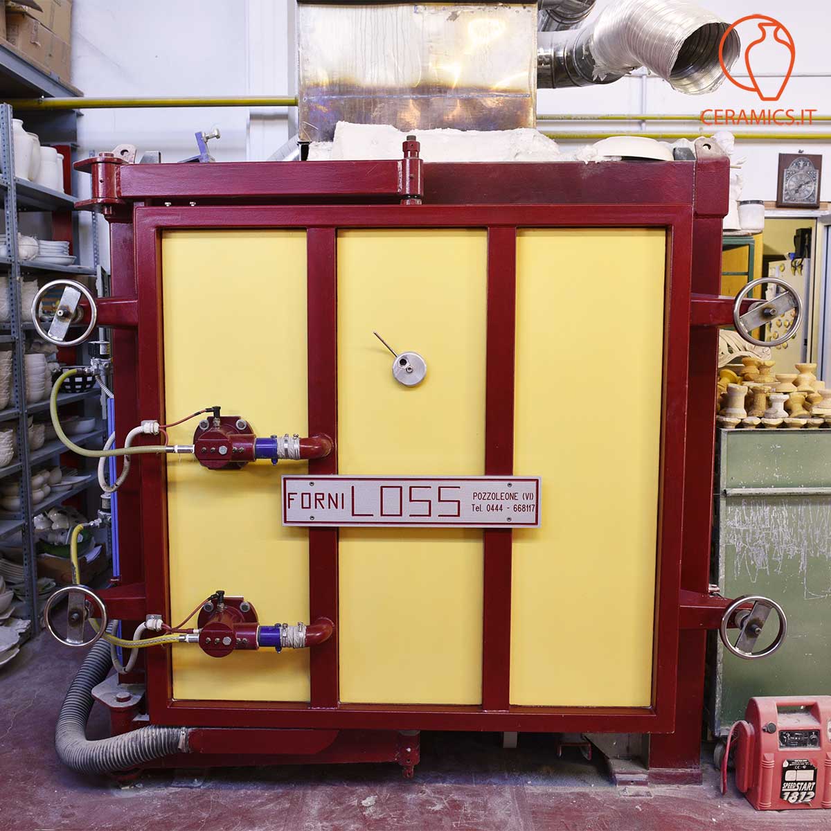 Ceramics - Forno usato a gas Loss, metri cubi 1,2